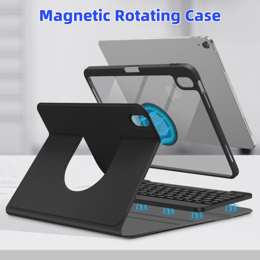 360° Rotating Samsung Galaxy Tab S9 Keyboard Case with Wireless Bluetooth Keyboard