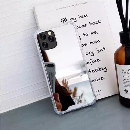 Silicone Case for iPhone 11 (Silver Mirror)