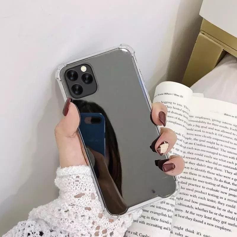 Silicone Case for iPhone 11 (Black Mirror)