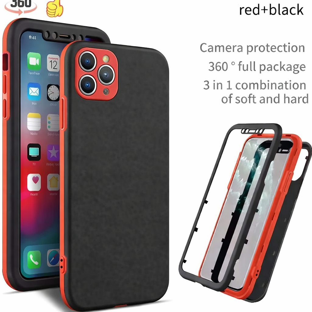 iPhone 12 Pro 360 Degree Case – 3-Piece Full Body Protection Cover