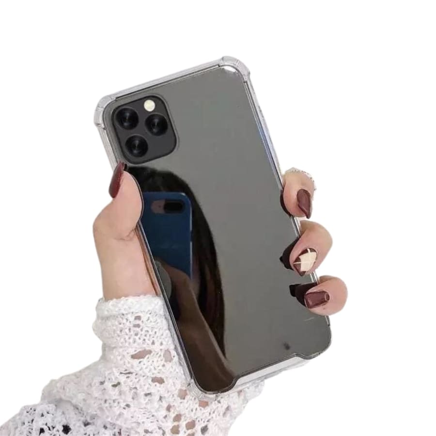 Silicone Case for iPhone 11 Pro Max (Black Mirror)