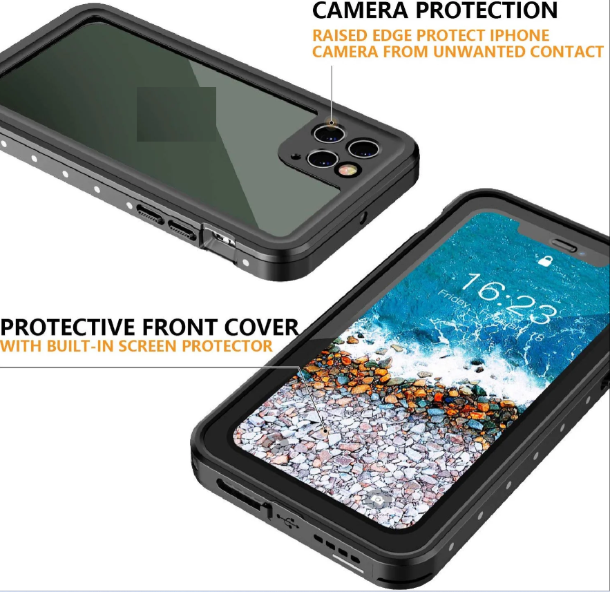 iPhone 11 Pro Waterproof Case Redpepper Full Protective Cover