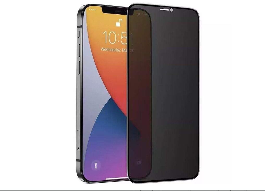iPhone 12 Mini Privacy Tempered Glass Screen Protector – 9H Anti-Spy