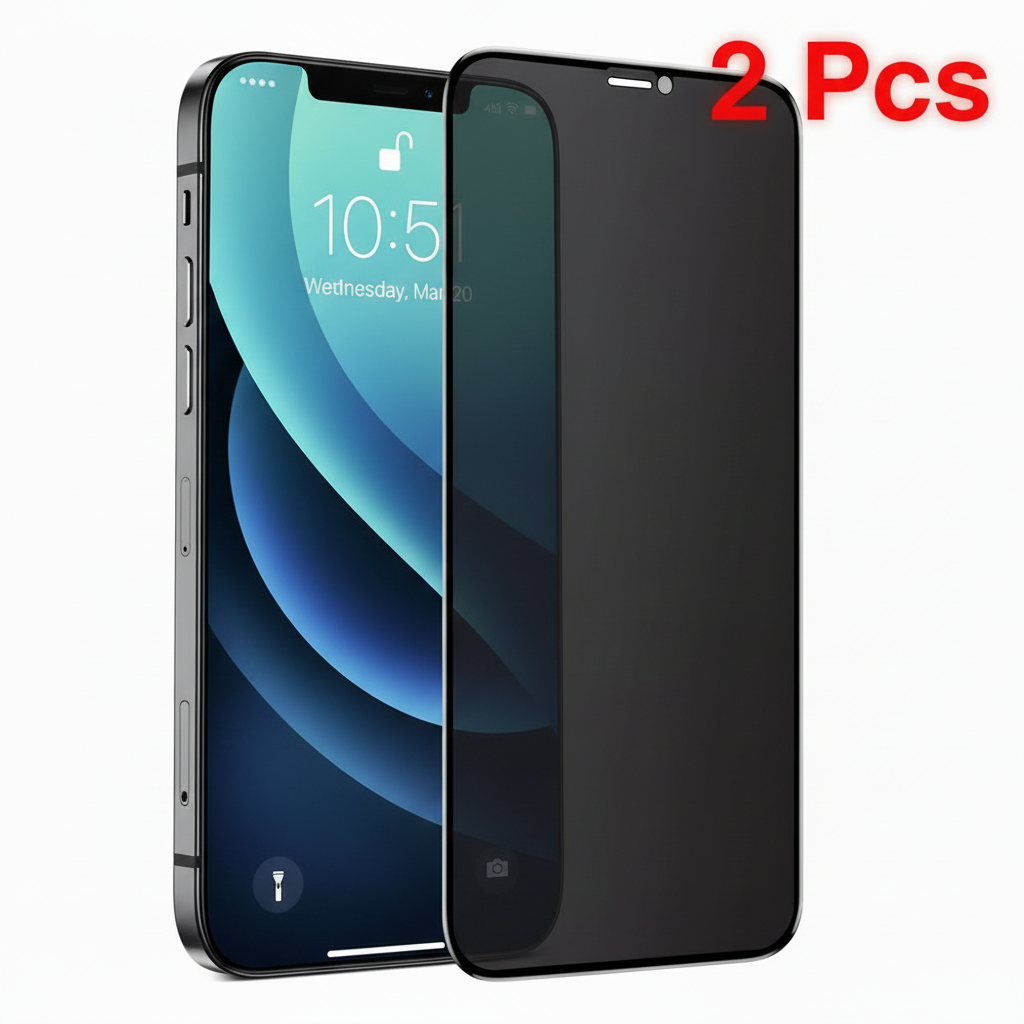 iPhone 13 Glass Privacy Screen Protector (2 Pack)