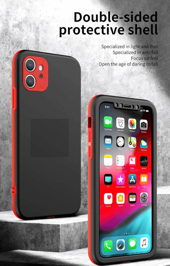iPhone 12 360 Degree Case – 3-Piece Full Body Protection Cover