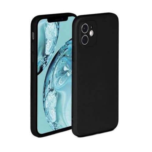 Silicone Case for iPhone 12/iPhone 12 Pro (6.1”) (Goospery Black)