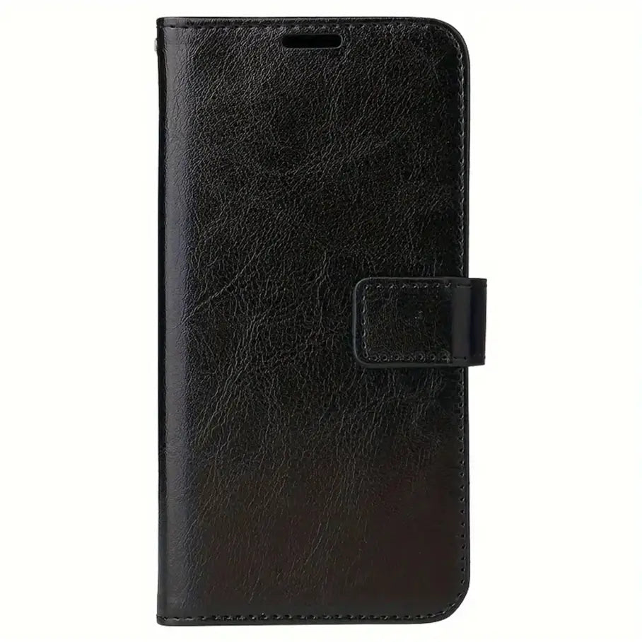 iPhone 12 Pro Max Flip PU Leather Wallet Case (Black)