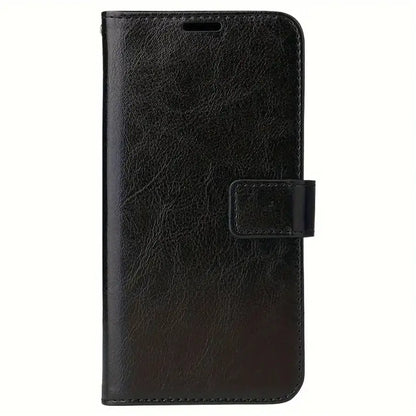 iPhone 12 Pro Max Flip PU Leather Wallet Case (Black)