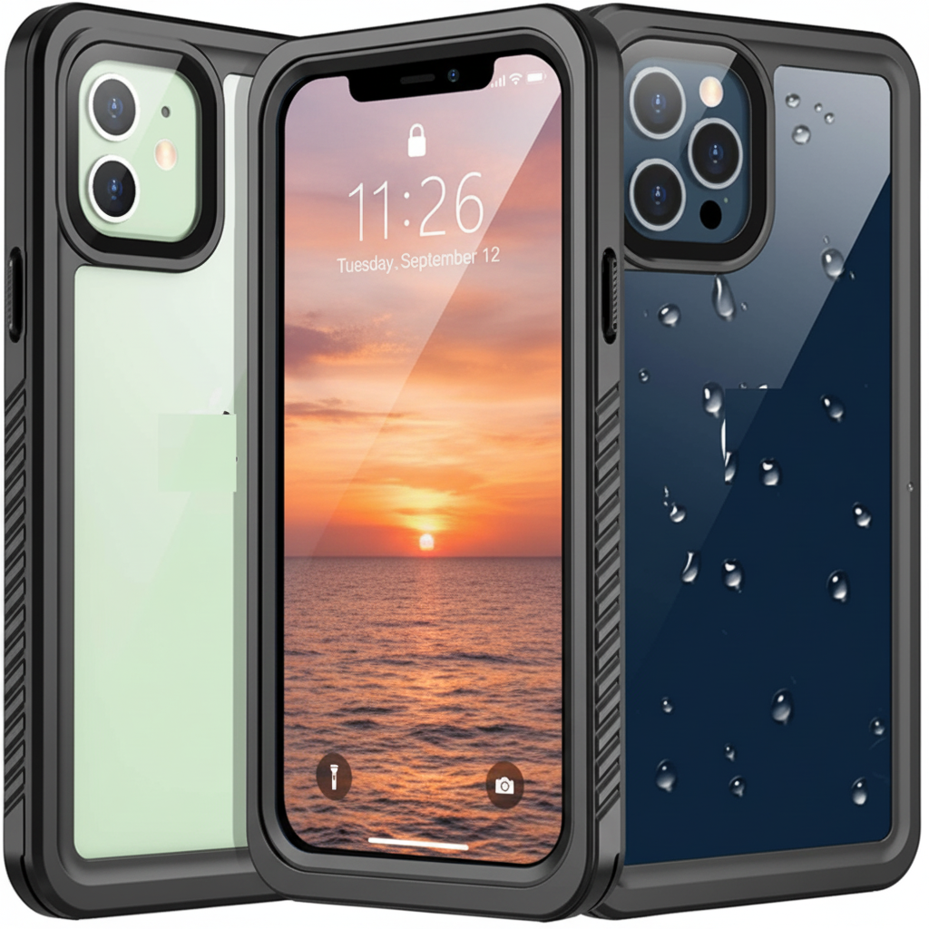 iPhone 13 Mini Waterproof Case Redpepper Full Protective Cover