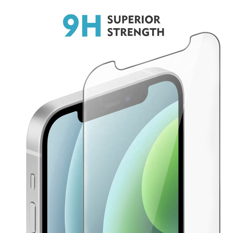 Iphone 15 Plus Clear Tempered Glass Screen Protector – 9H HD, 2.5D Rounded Edge, Impact & Scratch Resistant