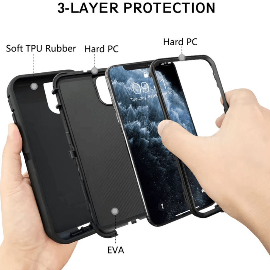 iPhone 13 Mini Triple Layer Armor Hard Case