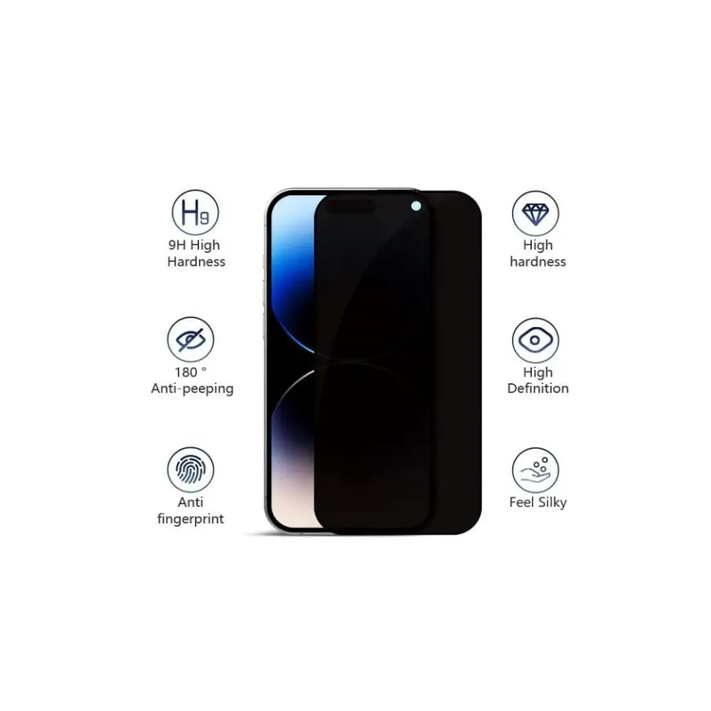 iPhone 13 Pro Glass Privacy Screen Protector (2 Pack)