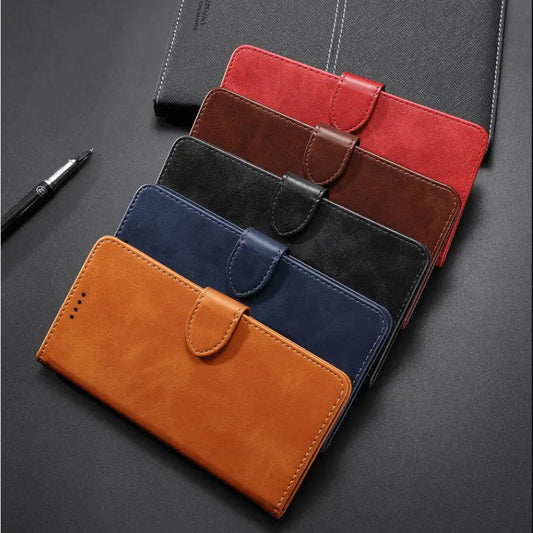 iPhone 13 Pro Wallet Case – Slim Leather Flip Cover