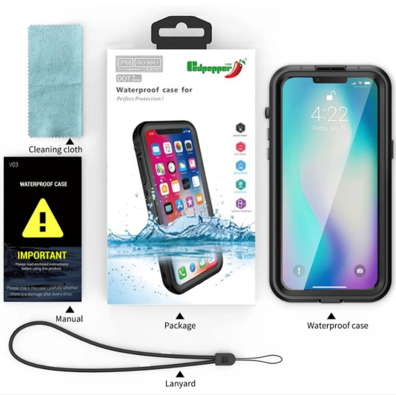 Waterproof Shockproof Case for iPhone 14 | Full Body Protective Cover