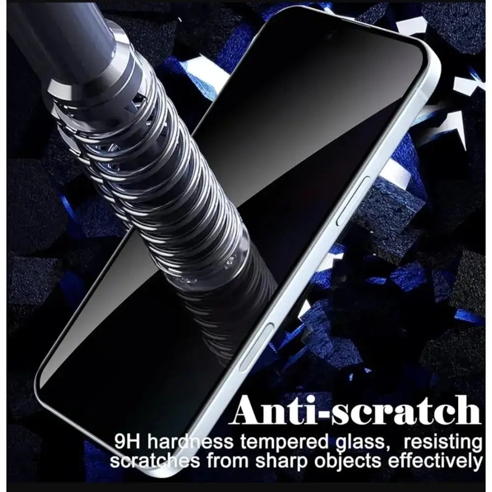 iPhone 14 Pro Max Privacy Tempered Glass Screen Protector (2 Pack) – 9H HD Anti-Spy, 2.5D Rounded Edge, Impact & Scratch Resistant
