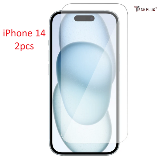 iPhone 14 Tempered Glass Screen Protector 9H – 2 Pack | Premium Protection