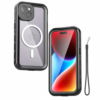 Waterproof & Shockproof Case for iPhone 15 – Clear Protective Cover