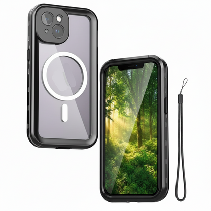 Waterproof & Shockproof Case for iPhone 15 – Clear Protective Cover
