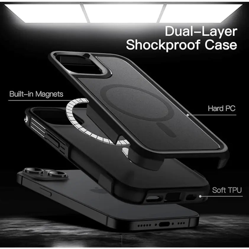iPhone 15 MagSafe Case – Rugged Shockproof Heavy Duty Cover