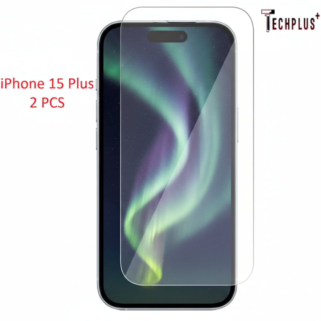iPhone 15 Plus Glass Screen Protector (2 pack)