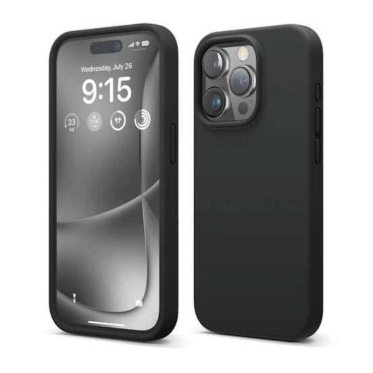 Silicone Case for iPhone 15 Pro (6.1”) (Black)