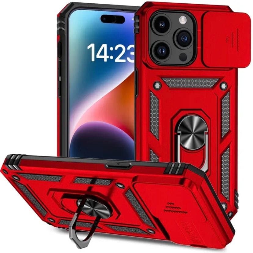 Case for iPhone 15 Pro (6.1”) (available in black, navy & red)
