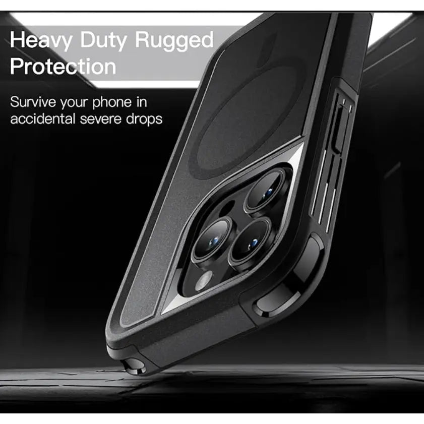 iPhone 15 Pro MagSafe Case – Rugged Shockproof Heavy Duty Cover