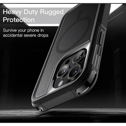 iPhone 15 Pro MagSafe Case – Rugged Shockproof Heavy Duty Cover
