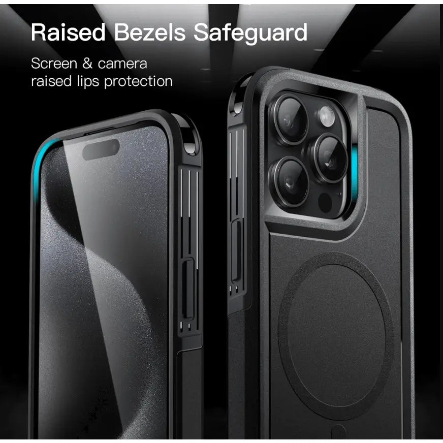 iPhone 15 Pro MagSafe Case – Rugged Shockproof Heavy Duty Cover