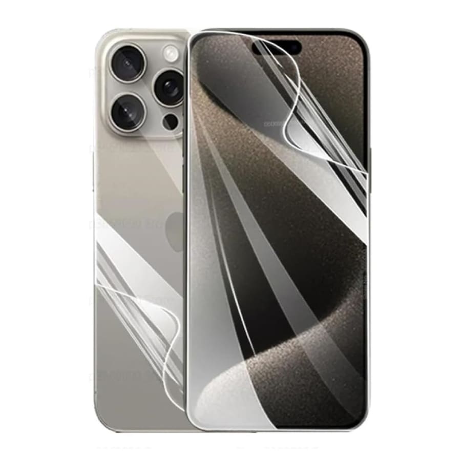 Hydrogel Screen Protectors for iPhone 15 Pro Max (6.7”) (Pack of 2)