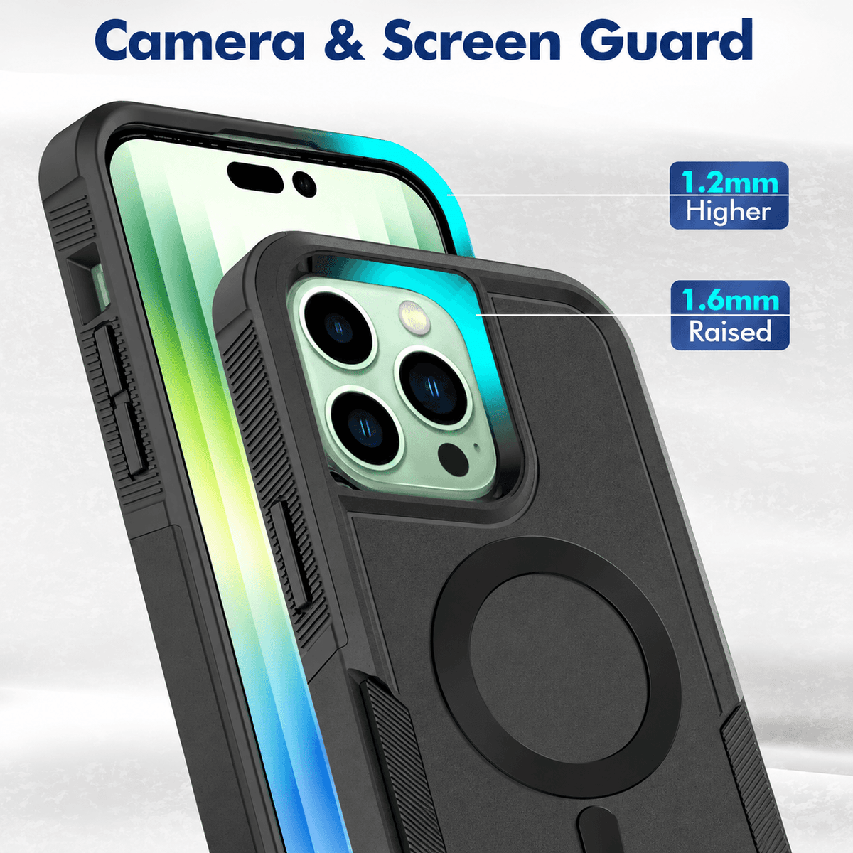 iPhone 15 Pro Max MagSafe Case – Rugged Shockproof Heavy Duty Cover