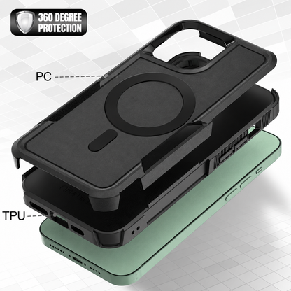 iPhone 15 Pro Max MagSafe Case – Rugged Shockproof Heavy Duty Cover