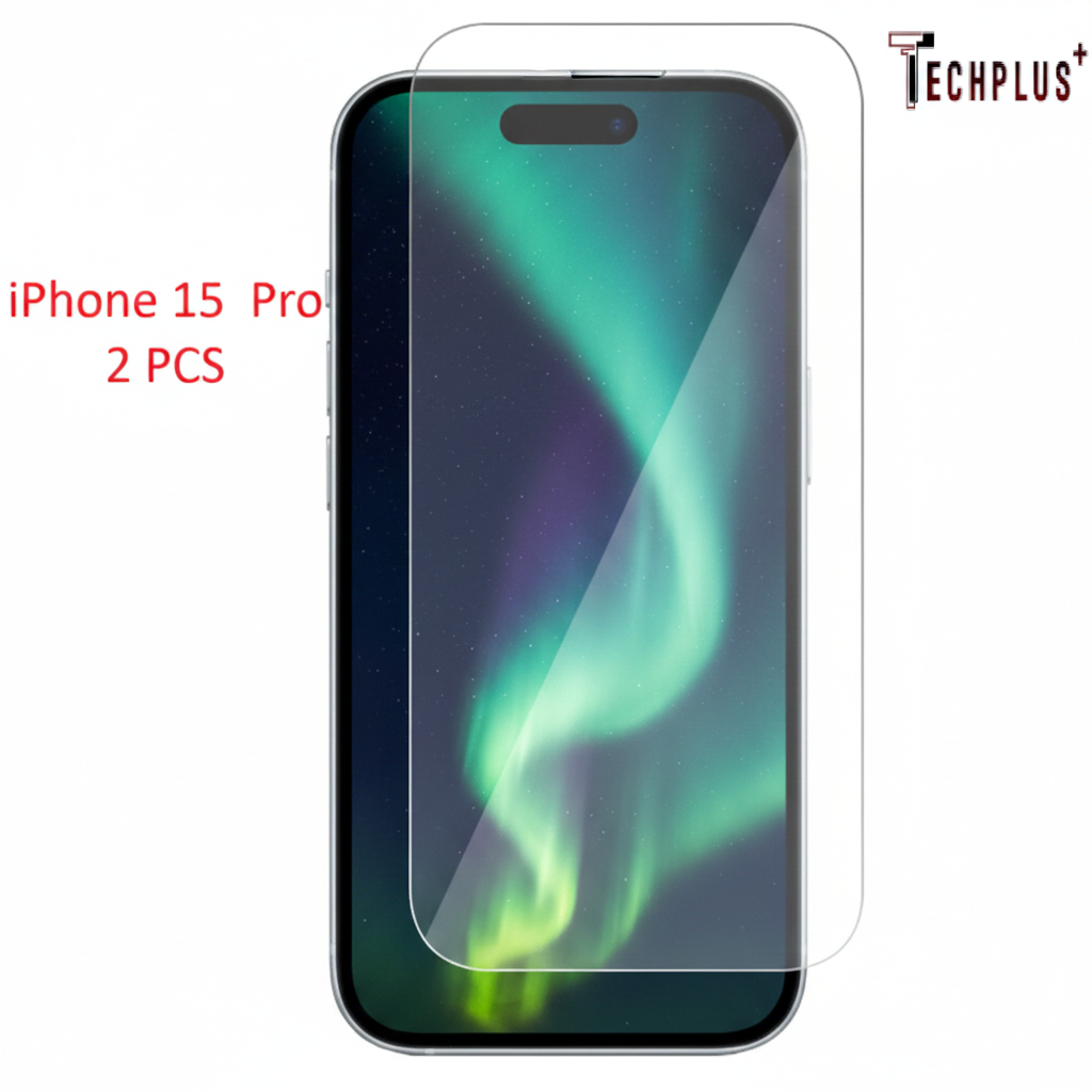 iPhone 15 Pro Glass Screen Protector (2 pack)