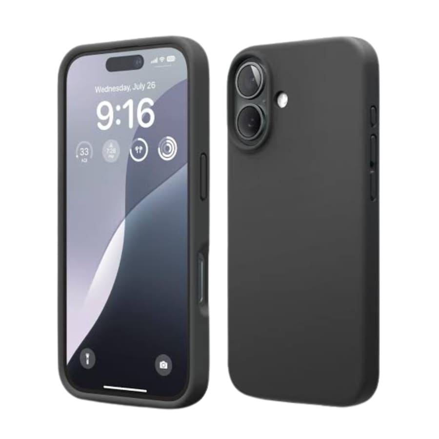 Silicone Case for iPhone 16 (6.1”) (Black)