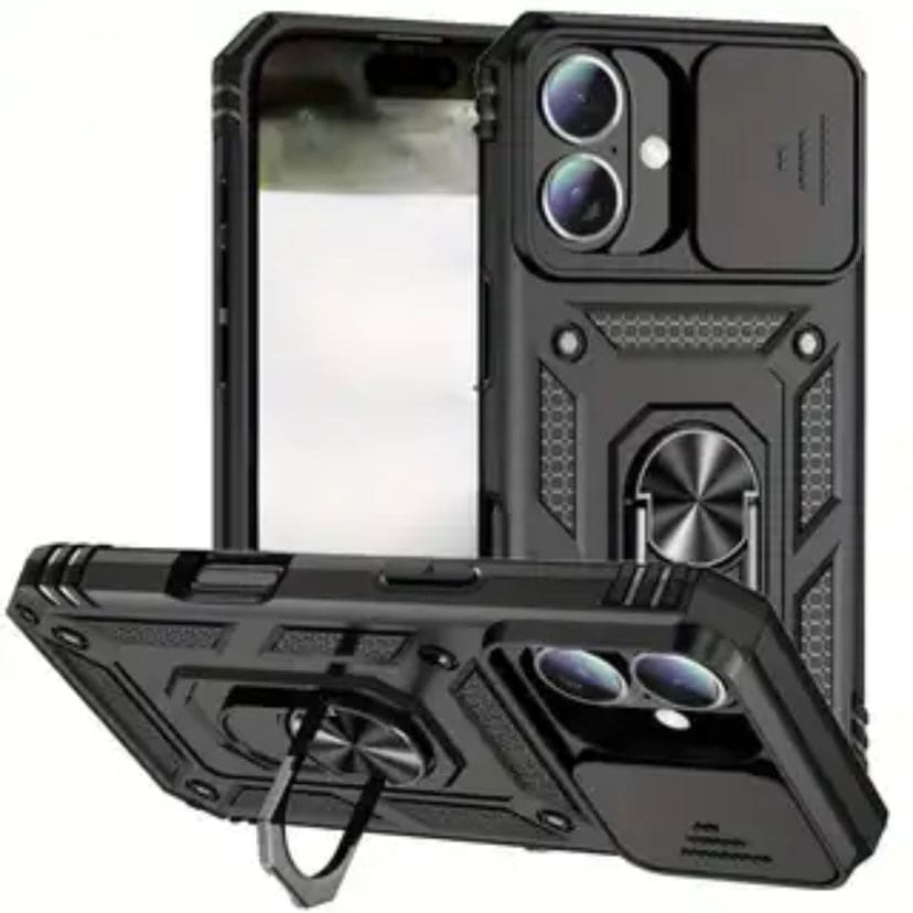 Case for iPhone 16 (6.1”) (available in black, navy & red)
