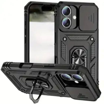Case for iPhone 16 (6.1”) (available in black, navy & red)