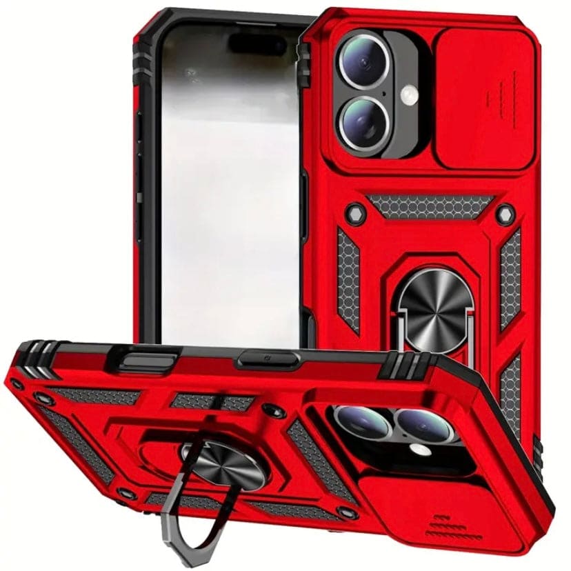 Case for iPhone 16 (6.1”) (available in black, navy & red)