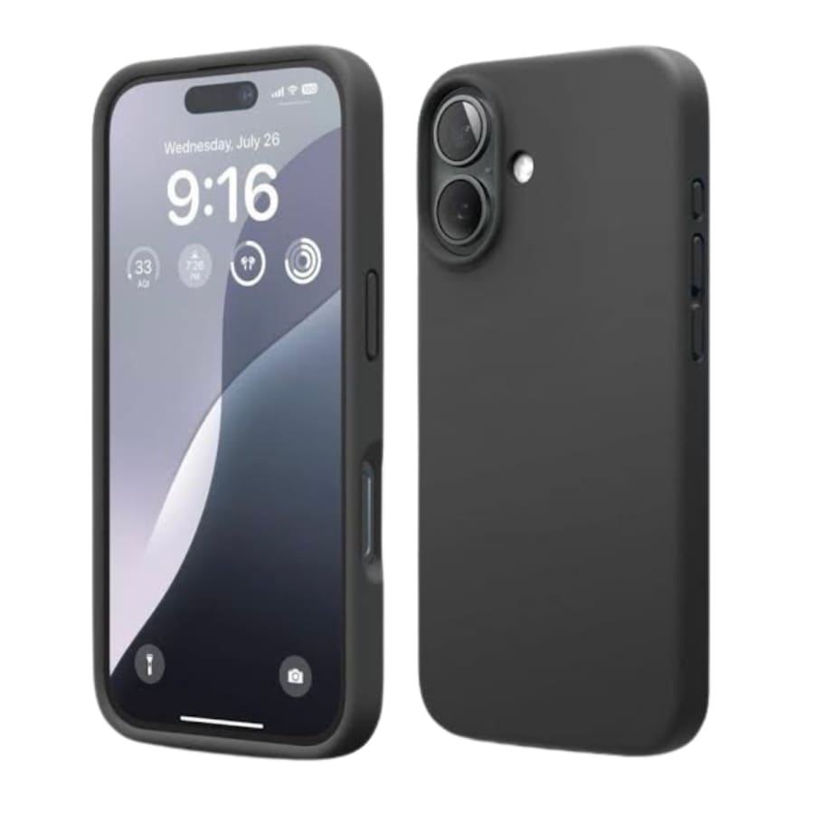 Silicone Case for iPhone 16 Plus (6.7”) (Black)