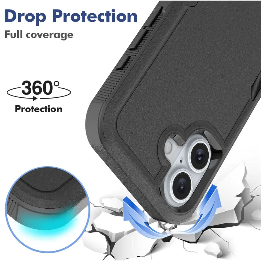 iPhone 16 Plus Dual Layer Armor Hard Case