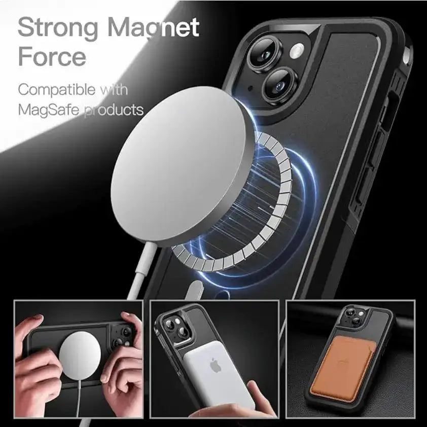 iPhone 16 Plus MagSafe Rugged Case for Protection