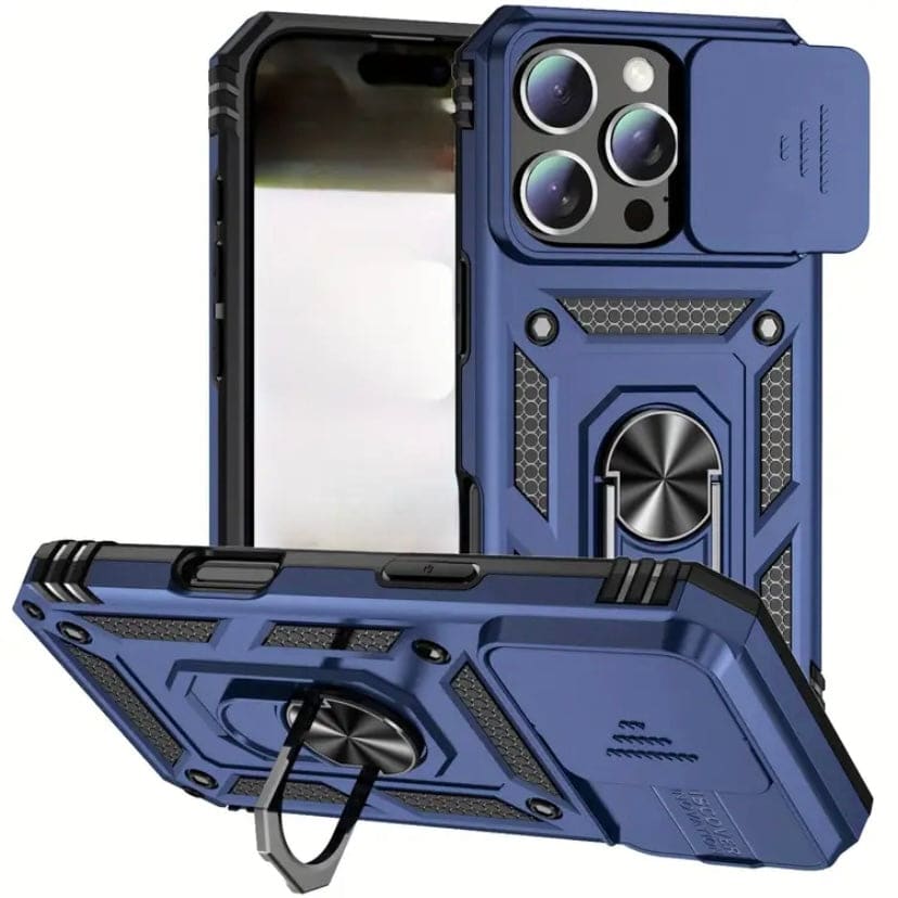Case for iPhone 16 Pro (6.1”) (available in black, navy & red)