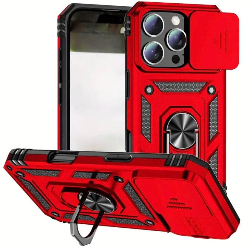 Case for iPhone 16 Pro (6.1”) (available in black, navy & red)