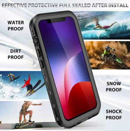 Waterproof & Shockproof Case for iPhone 16 Pro – Clear Protective Cover