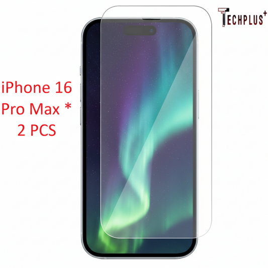 iPhone 16 Pro Max Glass Screen Protector (2 pack)