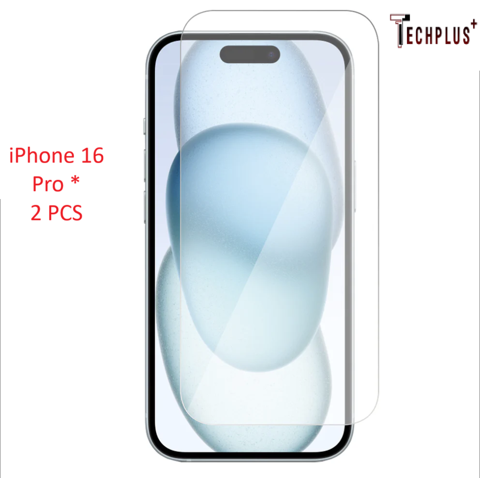 iPhone 16 Pro Glass Screen Protector (2 pack)