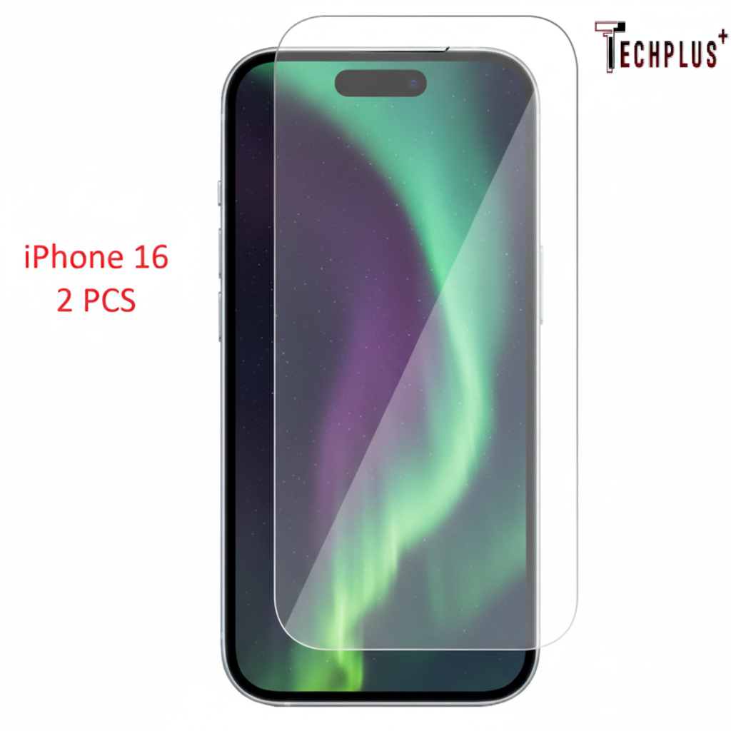 iPhone 16 Glass Screen Protector (2 pack)