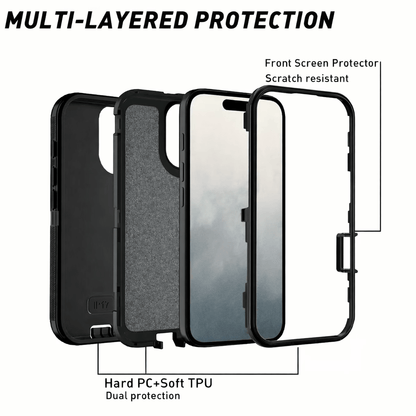 iPhone 16 Heavy Duty Shockproof Case