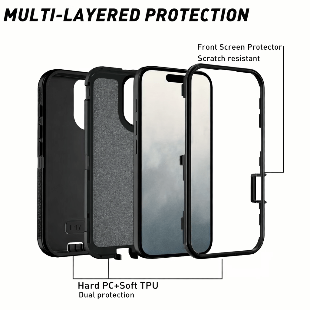 iPhone 16 Plus Heavy Duty Shockproof Case