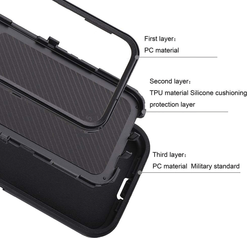 iPhone 17 Pro Max Triple Layer Armor Hard Case