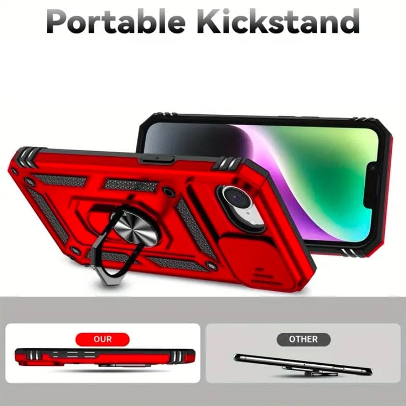 Case for iPhone 16e (6.1”) (available in black, navy & red)